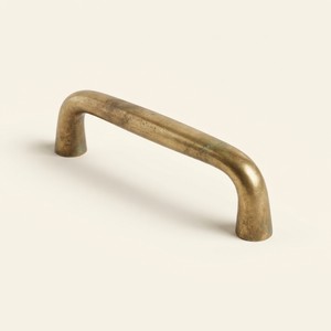 Aged brass handle