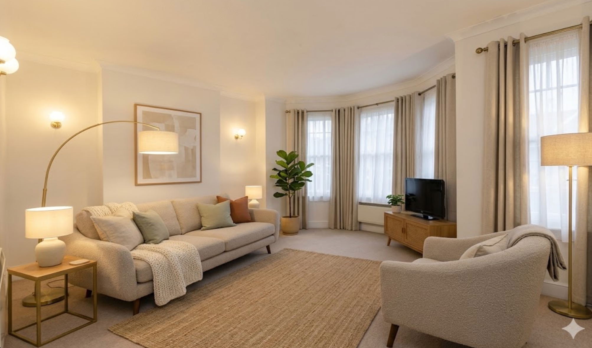 Living room — Render Homes design mockup