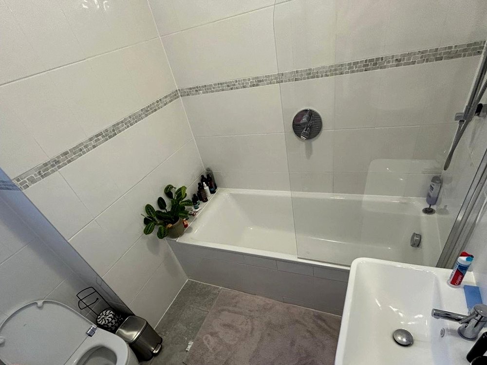 Bathroom before redesign